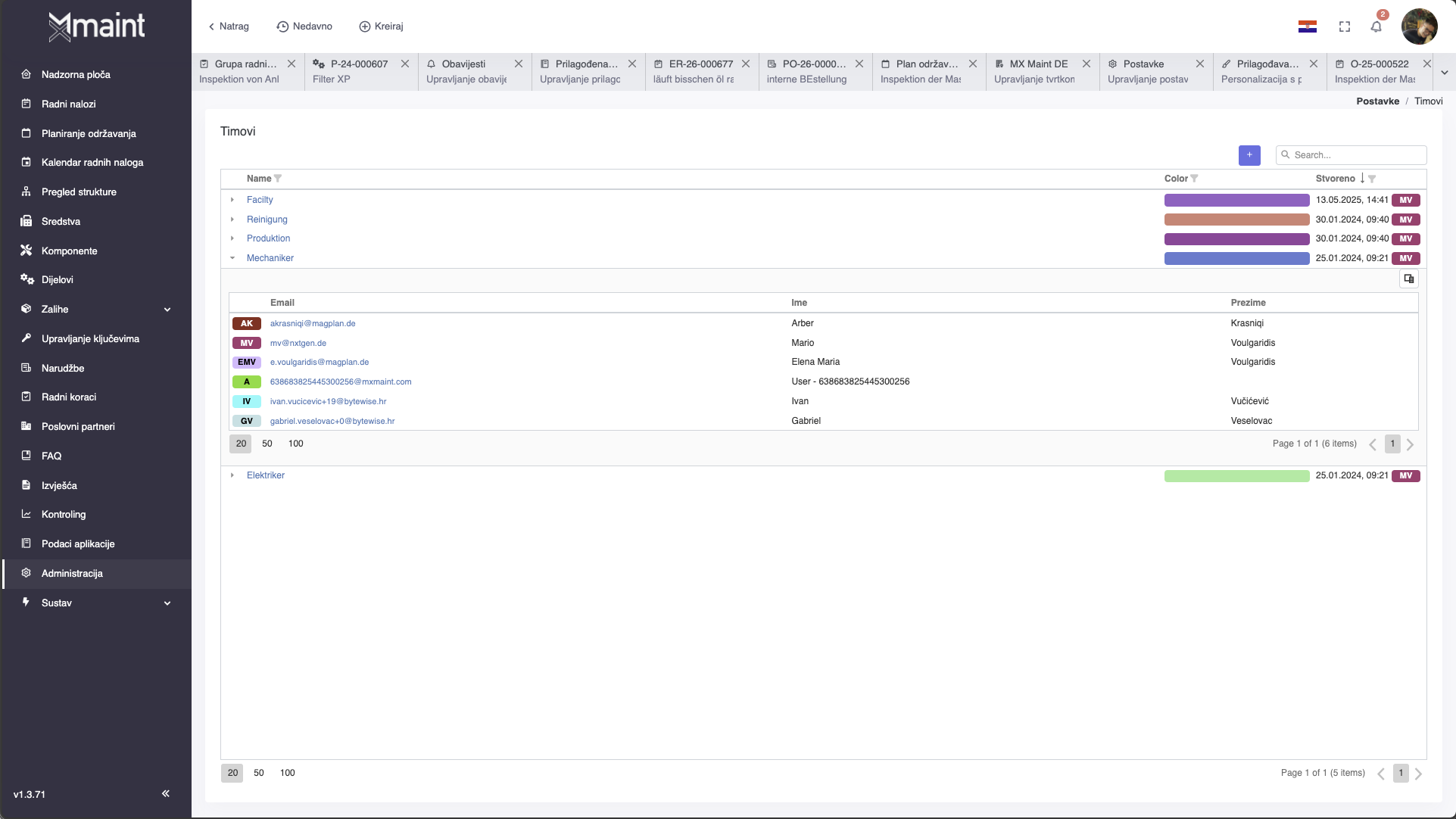 Koordinacija timova i izvođača